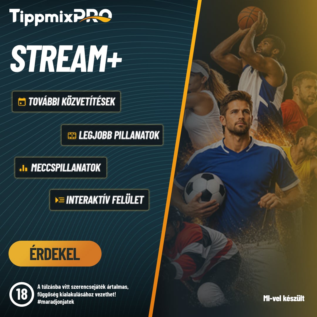 Stream+ tippmixpro